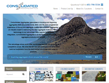 Tablet Screenshot of consolidatedagg.net
